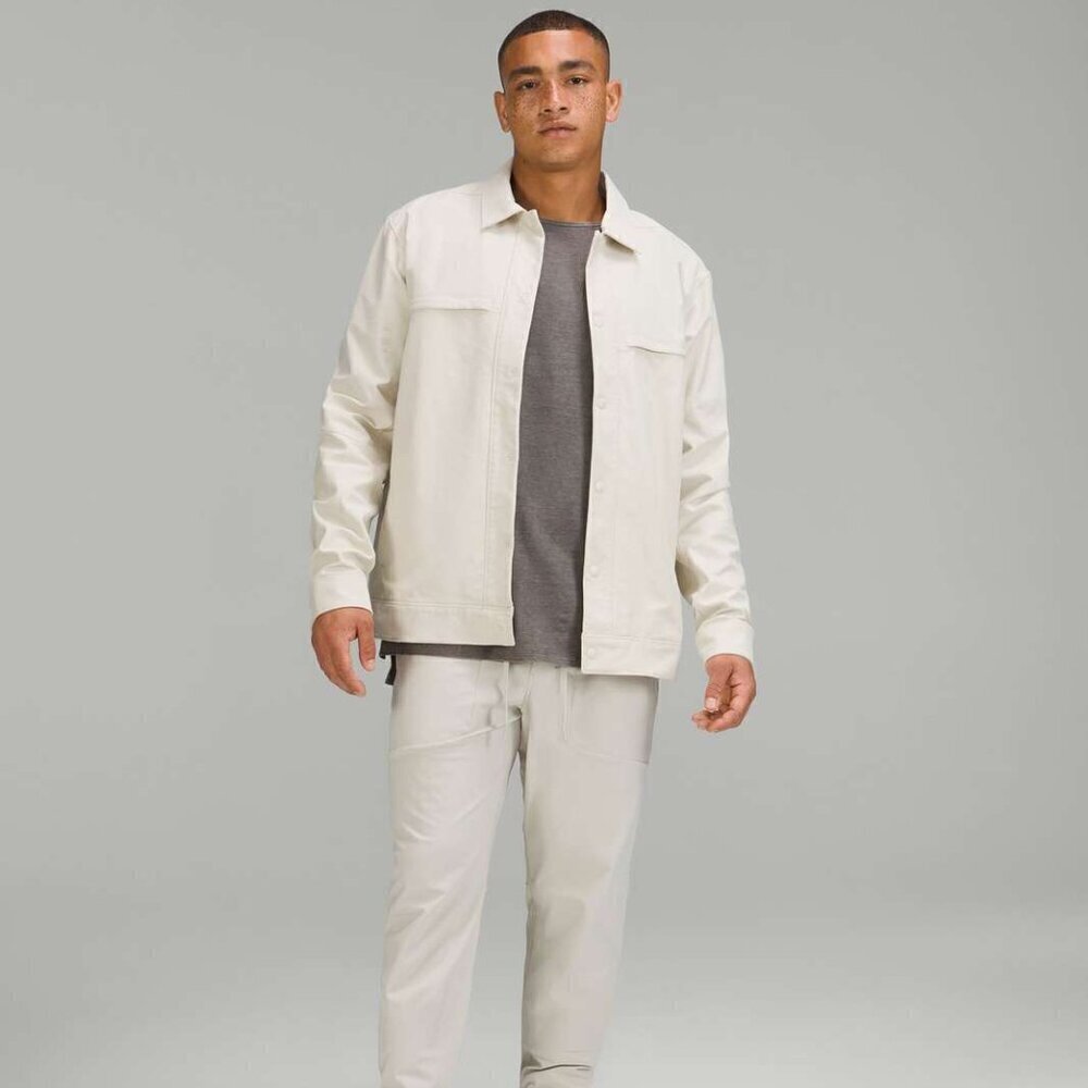 Lululemon City Excursion Jacket Natural Ivory- Mens Size Small